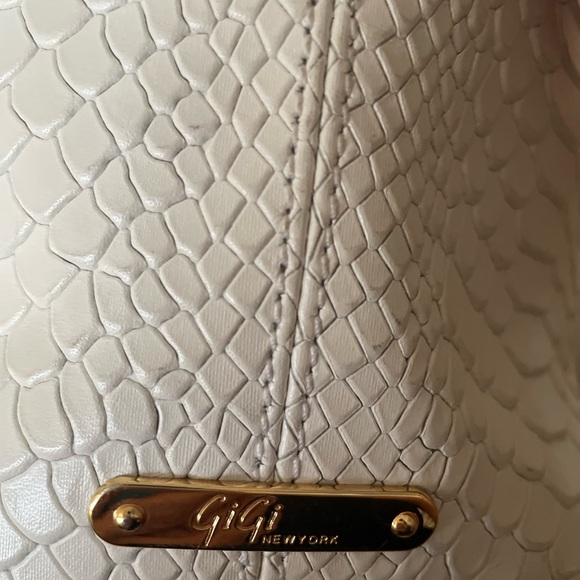 Gigi white Taylor Leather tote - Picture 3 of 10